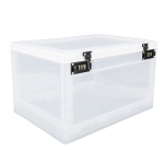 Lukukast Toiduhoiukarp Meditsiinikarp 3-kohalise Kombinatsioonlukuga Lukustatav Hoiukarp Koju Kooli Kontorisse Transparent white