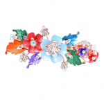 Mood naiste kivist juukseklambrid Flower Barrettes juuksen&otilde;elaga kevadpeakatted