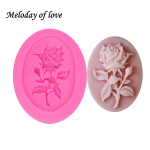 Silikoonvorm 1 tk. DIY roosilillekoogi kaunistamise t&ouml;&ouml;riistad Fondant &scaron;okolaadivormid koogivorm roosa