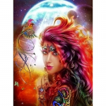 Teemanttikandid n&auml;put&ouml;&ouml; Extoic seksikas ilu ja Phoenix t&auml;isteemantmaali ikoonide kaunistused 20X30CM