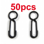 50 tk Mattmust v&auml;ndaga p&ouml;&ouml;rdklapp koos j&auml;meda karpkala messingist kalap&uuml;&uuml;gi tarvikutega