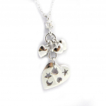 Altesse [G6888] - Collier Argent 'Hymne &agrave; l'Amour' valge