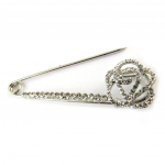 Les Tr&eacute;sors De Lily [N6329] &ndash; valge disainerpross  Sissi  (Rosa Romantica) h&otilde;be