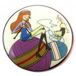 Les Tr&eacute;sors De Lily [P7418] - Disainer pross  Lilipoupettes  (kass) beež mitmev&auml;rviline - 40 mm mitmev&auml;rviline