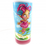 Les Tr&eacute;sors De Lily [K7847] &ndash; silindrilamp 'Fairy Dreams' roosa sinine mitmev&auml;rviline