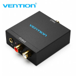 Ventioni digitaal-analoogmuundur DAC digitaalne SPDIF optiline analoog L/R RCA-muundur PS3 HD DVD PS4 teleri jaoks kodukino jaoks must
