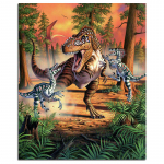 5D DIY Diamond Maalimine Dinosaurused T&auml;is&uuml;mmargune teemanttikandid 20X30CM