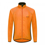 Tuulekindel rattajope MTB Road Team Bike helkurmantel pikkade varrukatega kampsun hingav spordiriietus XL oranž