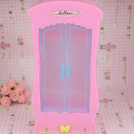 1/6 Nukumaja m&ouml;&ouml;bel Mini m&auml;nguasjade riidekapp Barbie Dolls Nukumaja lastele Lastele Beebi T&uuml;drukule armas j&otilde;ulukink roosa