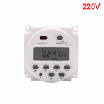Cn101A 12V 24V 110V 240V digitaalse LCD toitetaimeri l&uuml;liti relee 220V