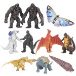 10tk/ komplekt Mechagodzilla Gigan Anguirus tegevuskuju PVC kingitused m&auml;nguasjad dinosaurusm&auml;nguasi