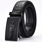 2021 Belt Meeste tippkvaliteediga ehtsast luksuslikust nahast rihmad meestele Meeste metallist automaatse pandlaga meeste rihmad Kuulsa kaubam&auml;rgiga rihm ZD2137 85cm must