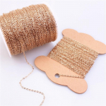 5M kullast h&otilde;bedast kaelakeekett ehete tegemiseks. DIY kaelakeekett k&auml;sitsi valmistatud materjalid 2