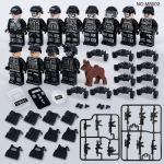 Specia Force Soldiers SWAT Relv Relv Ehitusklotsid Komplekti Tellised Komplektid Klassikalised relvad Mudel Lastele m&auml;nguasjad 4.5cm