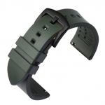 Kiirkinnitusega kellarihm 18mm 19mm 20mm 21mm 22mm 24mm silikoonkummist rihm Pruun oranž must veekindel 21mm