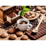 &Uuml;mmargune kivivaigust teemantmaal ristpistes tikand kohvi- ja magustoidu teemant Full Round 20x30CM