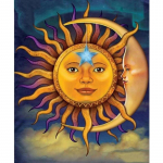 5D isetegemise mosaiigikomplektid Teemantmaal Ristpistes T&auml;isteemanttikandid P&auml;ike Kuu Mandala Ruudukujuline Maalikivist pusle Full Round 20x30CM