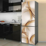 Geomeetrilise mustriga seinak&uuml;lmiku kleebised s&ouml;&ouml;gitoa jaoks kodukaunistamiseks tellised tassikapp Toit Vin&uuml;&uuml;l Art Seinakleebised K&uuml;lmik 60x180cm(1 pcs)