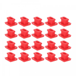 20 tk Paneeli kinnitusklambrid Punased sisestusr&otilde;ngad Armatuurlaud Armatuurlaua trimmiriba klambrid Autokinnitusklambrid BMW E46/E65/E66/E83N jaoks