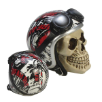 Les Tr&eacute;sors De Lily [R6689] &ndash; vaigust kujuke  Skull  jalgrattur - 15x12x10 cm must