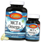 Trigl&uuml;tseriidne &otilde;li Omega 3, MCT ja Omega-3-ga, Carlson Labs 150 kapslit (67353014) 150softgels