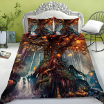 K&otilde;rglahutusega digitaaltr&uuml;kiga voodipesukomplekt Luksuslik udusuletekk ja padjap&uuml;&uuml;r 2/3 t&uuml;kki AU240 * 270 pestav ja kiiresti kuivav voodipesu Baby 100x135cm