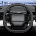 Lehma nahkpunutis auto roolikattel Chery Jetour Dashing Pro Plus Max Sport Ultral I-DM 2022 2023 2024 jaoks Red-blue line