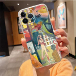 Telefonikott iPhone 14 Pro Max 13 12 11 Pro Max Xs Xr X 12mini 7 8 14 Plus Se jaoks Aya Takano Kunstikott Funda iphone 14Plus