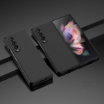 Libisemiskindel Moodne K&otilde;va PC &Otilde;huke &Uuml;mbris Samsung Galaxy Z Fold4 Fold 4 Fold3 Fold 3 5g Mobiiltelefonile Funda Samsung Fold4 jaoks for Samsung Z Fold 3 kollane