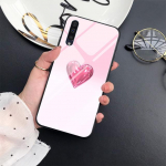 Love Heart &uuml;mbris Samsung Galaxy A52 A71 A72 A70 A73 A53 A13 5g A03 A22 A21s A03 Core A42 karastatud klaasist kattega Luxury Capinha For Samsung A71