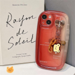 Korea armas 3D tulbi&otilde;iega ripats Seebi telefoni&uuml;mbris iPhone'ile 14 13 12 11 Pro Max X Xr 7 8 Plus P&otilde;rutuskindel pehme kate Funda For iPhone XSMax