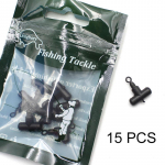 15 tk kalastustarvete p&ouml;&ouml;rlevad karpkala r&otilde;ngad, klambrid, &otilde;ngen&ouml;&ouml;ri liugurid, jooksvad t&otilde;mblukuga mustad liugurhelmed
