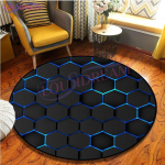 P&ouml;&ouml;rlev Abstract Print &uuml;mmargune vaip Mandala lille &uuml;mmargune p&otilde;randamatt &Otilde;ppetuba elutuba Magamistuba Libisemiskindel jooga p&otilde;randamatt Tooli matt 60cm
