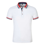 TYF 807 45 l&otilde;ng 210G j&auml;&auml;siid puuvillane pike POLO (valge silt) naiste omad S