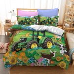 3D maastikus&otilde;idukite voodipesu komplekt P&otilde;llumajanduss&otilde;idukite tekikott Padjap&uuml;&uuml;r 2/3 t&uuml;kki AU/DE/US/UK/EU t&auml;issuuruses dekoratiivne tekikott UK Single 135x200cm