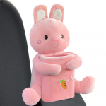 Cartoon Car Tissue Box Holder Car Interior Decoration Monkey & Rabbit Animal Napkin Holder Box Car A