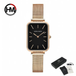 Hannah Martin Luksuslik naiste k&auml;ev&otilde;ru kvartskell Ultra&otilde;huke lihtne moodne jaapani liikumisega roostevabast terasest v&otilde;rgust rihmakell