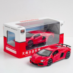 1:32 Scale LP740 sulamist automudel Valgus- ja heliefektid Diecast autom&auml;nguasjad poistele S&uuml;nnip&auml;evakingitus Lastele M&auml;nguasjad Autokollektsioon 15x7x3.5cm