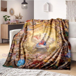 Religioosne &Otilde;nnistatud Neitsi Ema Maarja fliisist soojad pehmed tekid Fuzzy vooditekk diivanile, voodile, diivanile &uuml;lisoe ja hubane 150x180cm