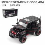 1/22 skaalaga Benz G500 survevalu metallmudel, G500 suur m&auml;nguauto valguse ja muusikaga tagasit&otilde;mmatavad autod lastele t&auml;iskasvanutele 21x11x10.5cm must