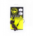 Tackle Tactics TT Demonz Jig Head 1/4oz 2/0H 3/pakk Red Nightmare (7037)