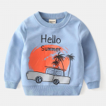 Poiste 2023. aasta s&uuml;gisene laste multifilmide moepullover, vabaaja top kapuuts 90cm