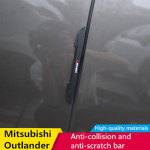 4tk auto uksekaitse serva nurga kaitseraua kaitsed puhvri kaitseriba auto ukse p&otilde;rkelatt Mitsubishi Outlander Pajero jaoks Mitsubishi Outlander gray