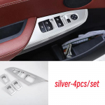 BMW X3 X4 F25 F26 2011-17 autode kujundamise ukse nuppude paneeli kleebiste jaoks. for left hand drive h&otilde;be