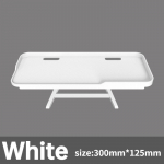 Keermestatud teleriekraan &uuml;lemise riiuliga monitori abivahend riiulihoidik Praktiline koduhoidik Arvutikontor Multifunktsionaalne abivahend must