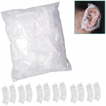 Veekindlad k&otilde;rvaklapid, 100 tk &uuml;hekordsed k&otilde;rvaklapid, l&auml;bipaistvad &uuml;hekordsed du&scaron;i k&otilde;rvaklapid, elastse ribaga, k&otilde;rvaklapid koju ja hotelli 20x20x3cm