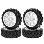 4tk 72*45*26mm kummist rehvi velje vahetus Tamiya XV-01 XV01 TA06 TT-01 TT-02 PTG-2 1/10 jaoks valge