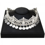 Otsmikukett kullav&auml;rvi juukseketipael Napoleoni m&uuml;ndid Tutt Juukseaksessuaar Pruudi ehe Kingitus valge