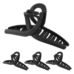 5,1-tollised eriti suured k&uuml;&uuml;narklambrid paksudele ja pikkadele juustele, 4 Pack Xl ​​Jumbo Claw klambrid, &uuml;lisuured matid libisemiskindlad juukseklambrid naistele