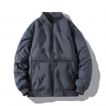 M-8XL suur meeste puuvillane mantel puuvillane mantel pesapalli kaela jakk 8XL must